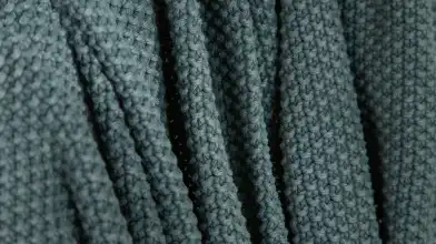 Плед Moss Knit, цвет зеленый Askona фото - 3 - превью